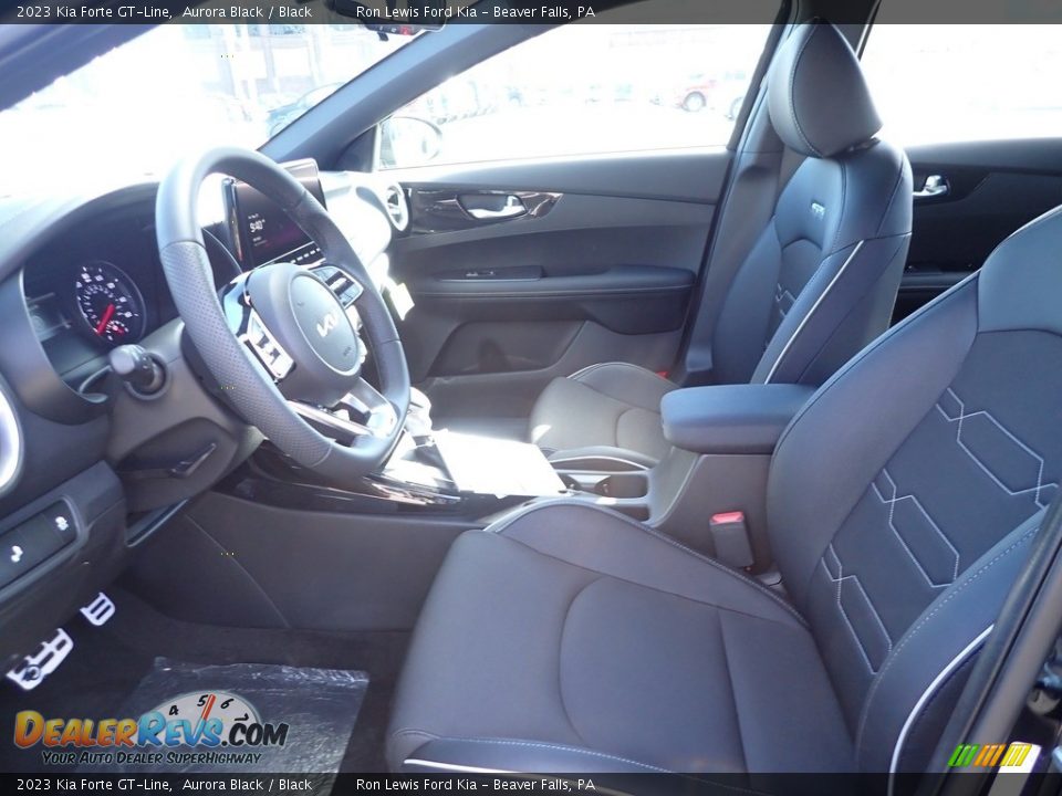 2023 Kia Forte GT-Line Aurora Black / Black Photo #14