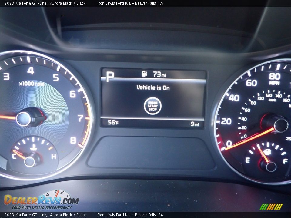 2023 Kia Forte GT-Line Aurora Black / Black Photo #16
