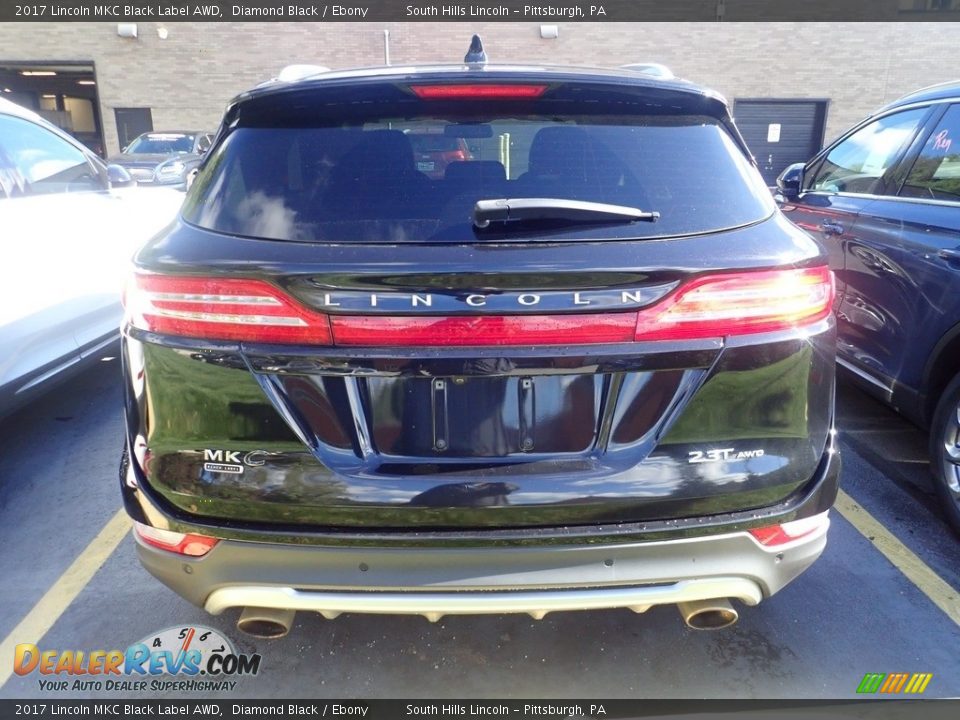 2017 Lincoln MKC Black Label AWD Diamond Black / Ebony Photo #3