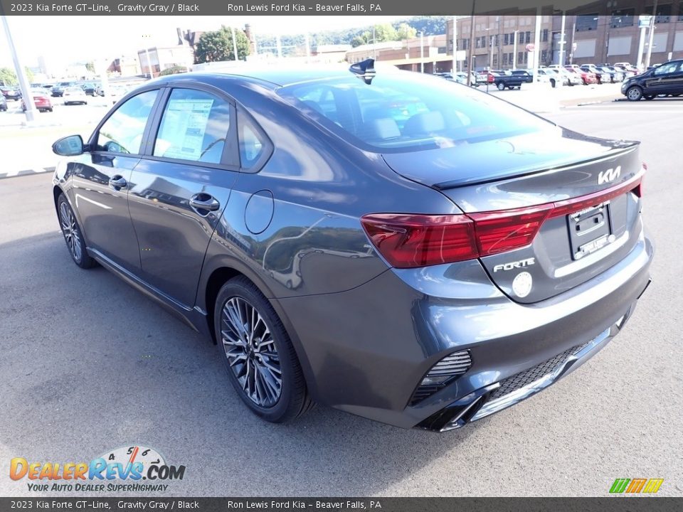2023 Kia Forte GT-Line Gravity Gray / Black Photo #6
