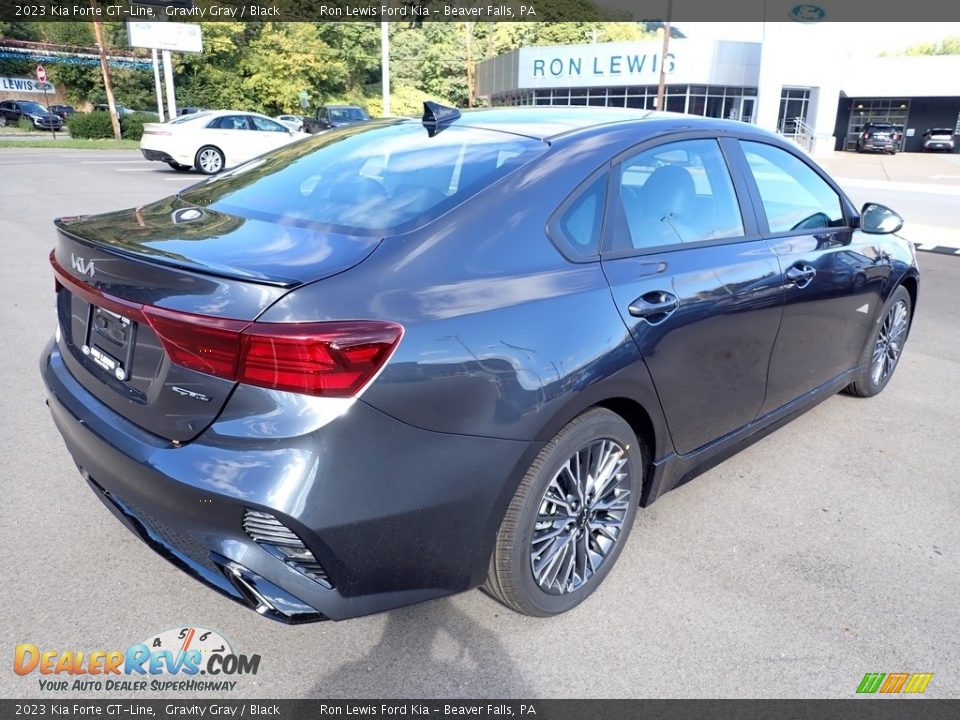 2023 Kia Forte GT-Line Gravity Gray / Black Photo #8