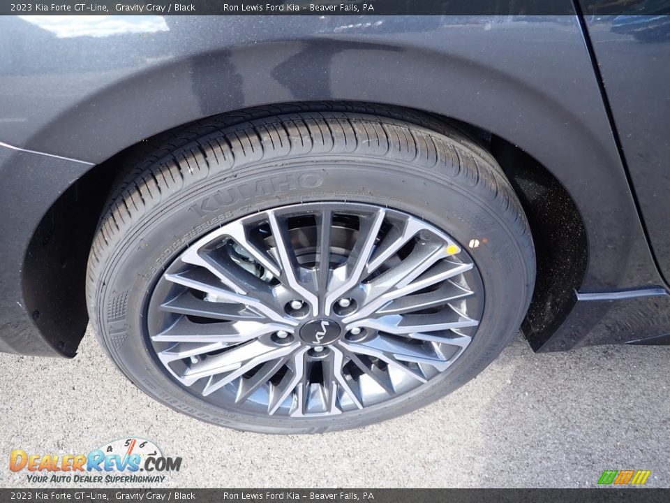 2023 Kia Forte GT-Line Gravity Gray / Black Photo #9