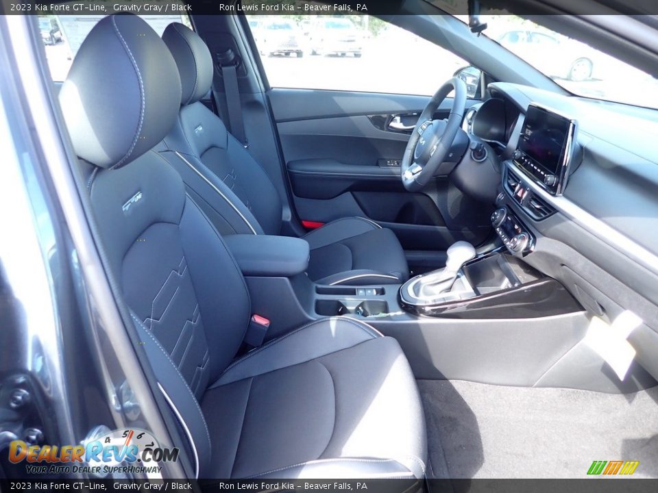 2023 Kia Forte GT-Line Gravity Gray / Black Photo #11