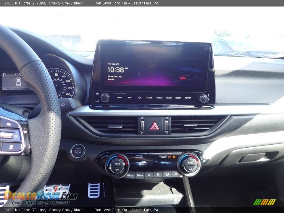2023 Kia Forte GT-Line Gravity Gray / Black Photo #17