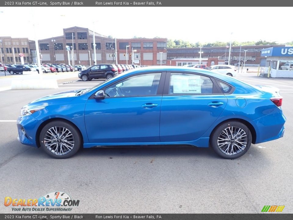 2023 Kia Forte GT-Line Sporty Blue / Black Photo #5