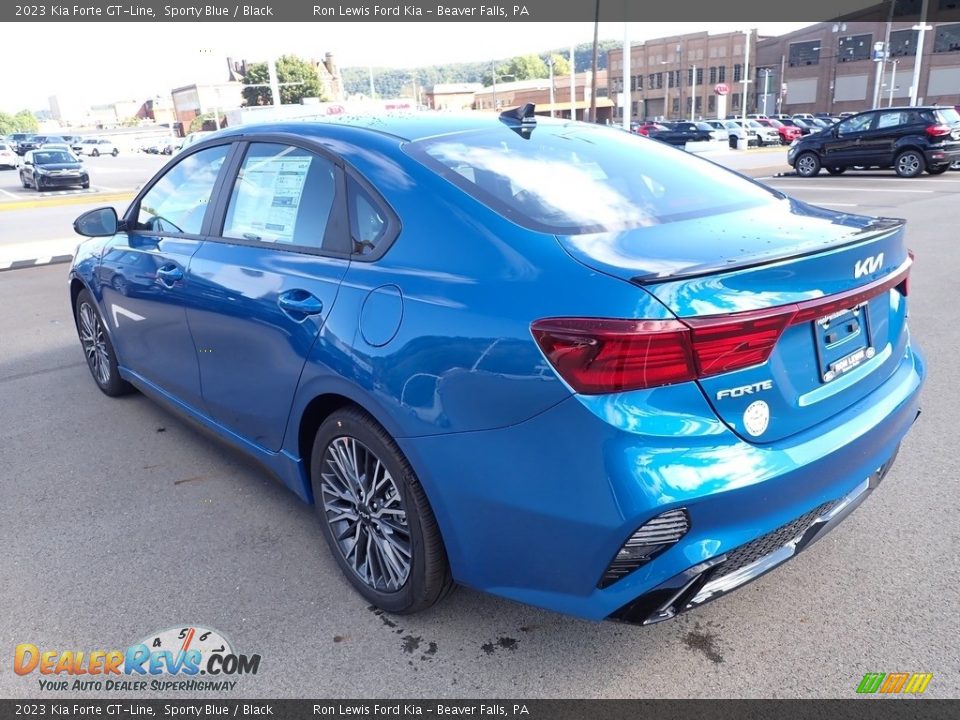 2023 Kia Forte GT-Line Sporty Blue / Black Photo #6