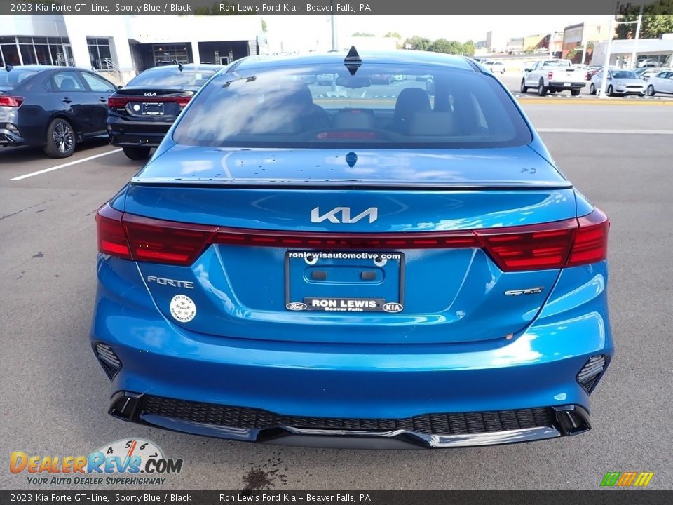 2023 Kia Forte GT-Line Sporty Blue / Black Photo #7