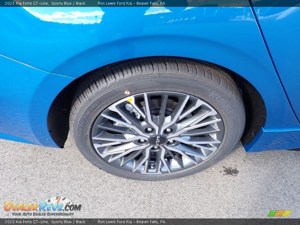2023 Kia Forte GT-Line Sporty Blue / Black Photo #9