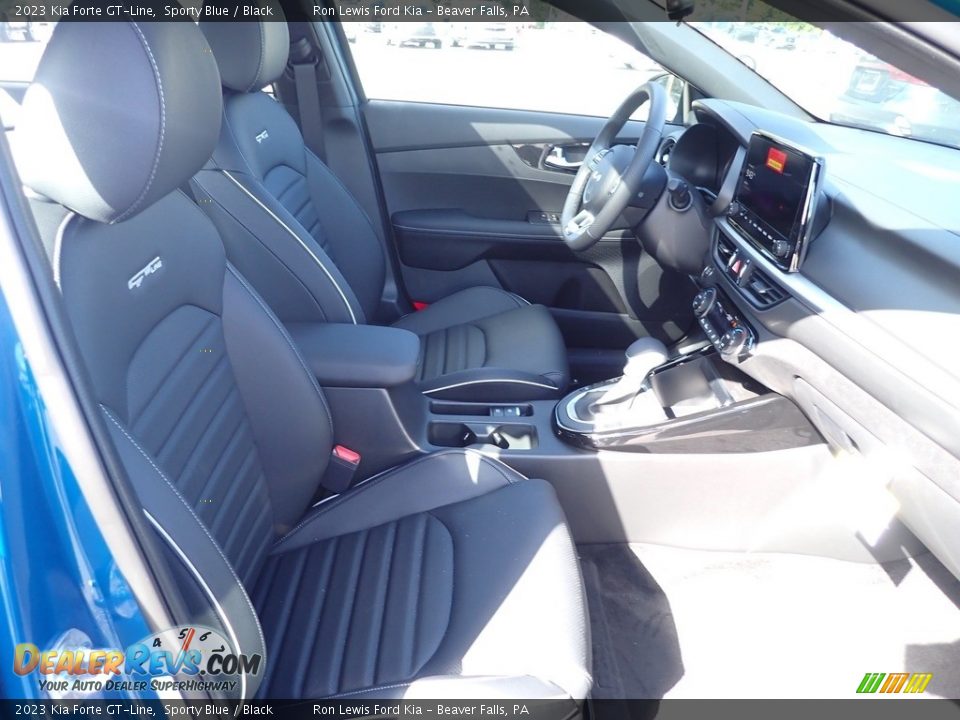 2023 Kia Forte GT-Line Sporty Blue / Black Photo #11
