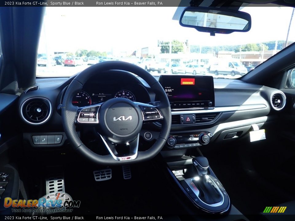 2023 Kia Forte GT-Line Sporty Blue / Black Photo #13