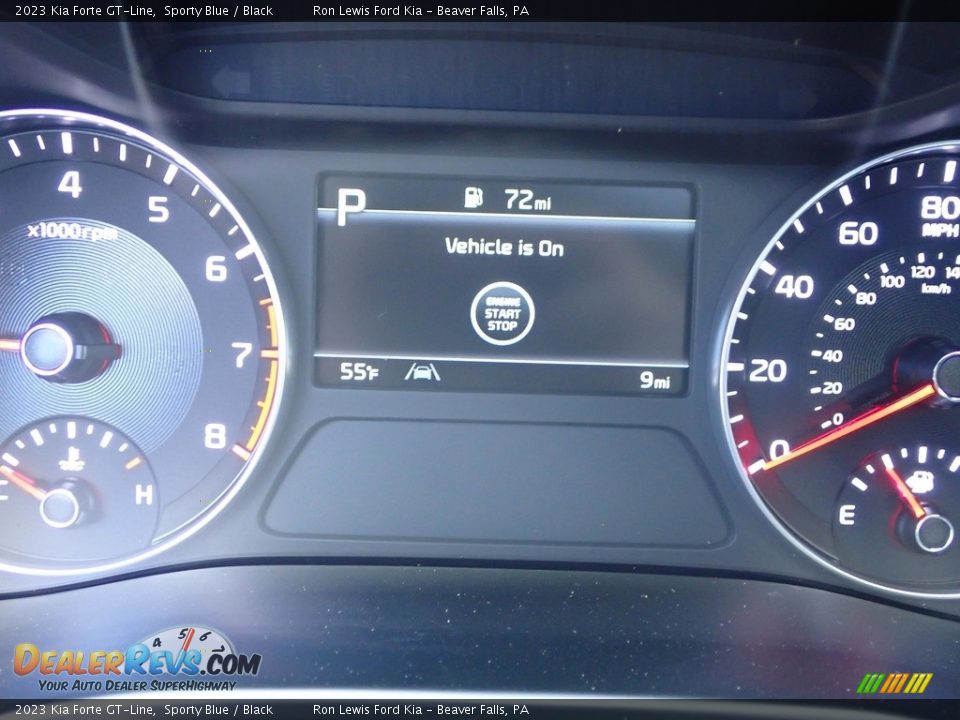 2023 Kia Forte GT-Line Sporty Blue / Black Photo #16