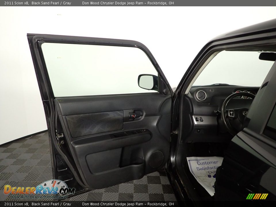 2011 Scion xB Black Sand Pearl / Gray Photo #9