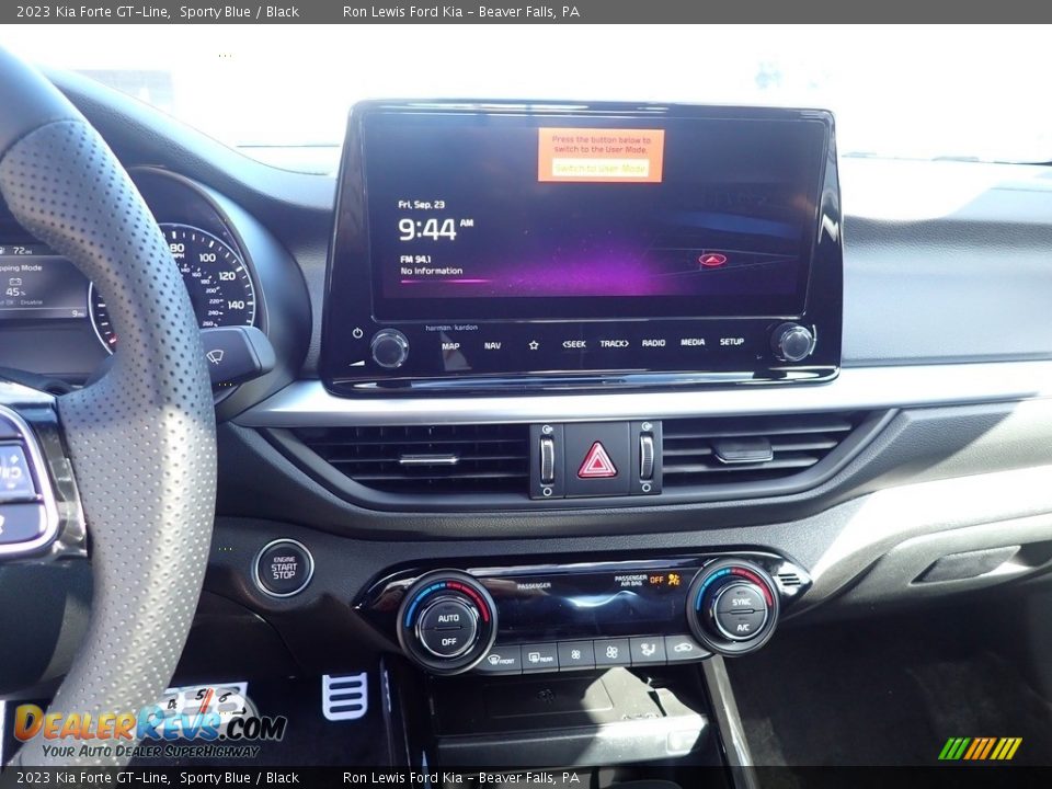 2023 Kia Forte GT-Line Sporty Blue / Black Photo #17