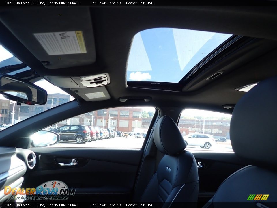 2023 Kia Forte GT-Line Sporty Blue / Black Photo #19