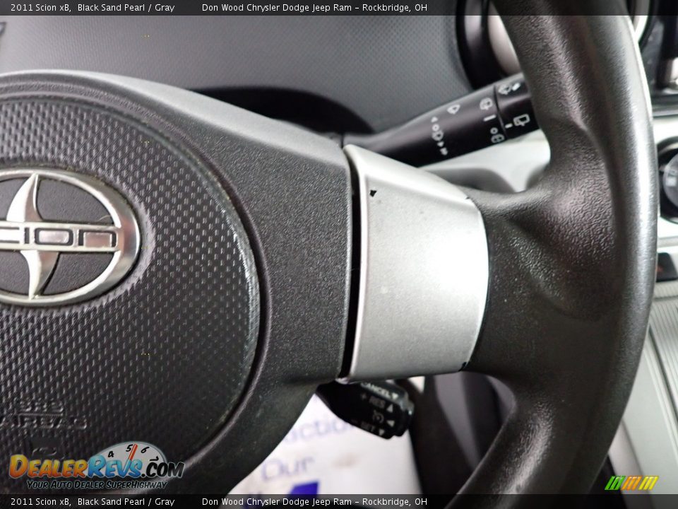 2011 Scion xB Black Sand Pearl / Gray Photo #14