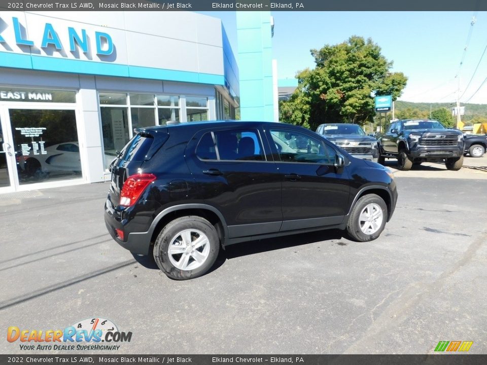 2022 Chevrolet Trax LS AWD Mosaic Black Metallic / Jet Black Photo #3