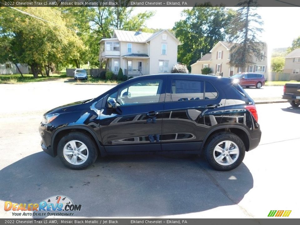 2022 Chevrolet Trax LS AWD Mosaic Black Metallic / Jet Black Photo #6