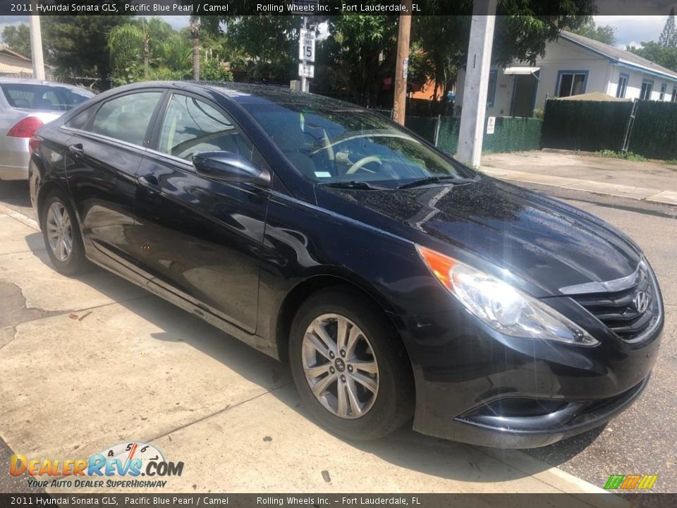 2011 Hyundai Sonata GLS Pacific Blue Pearl / Camel Photo #1