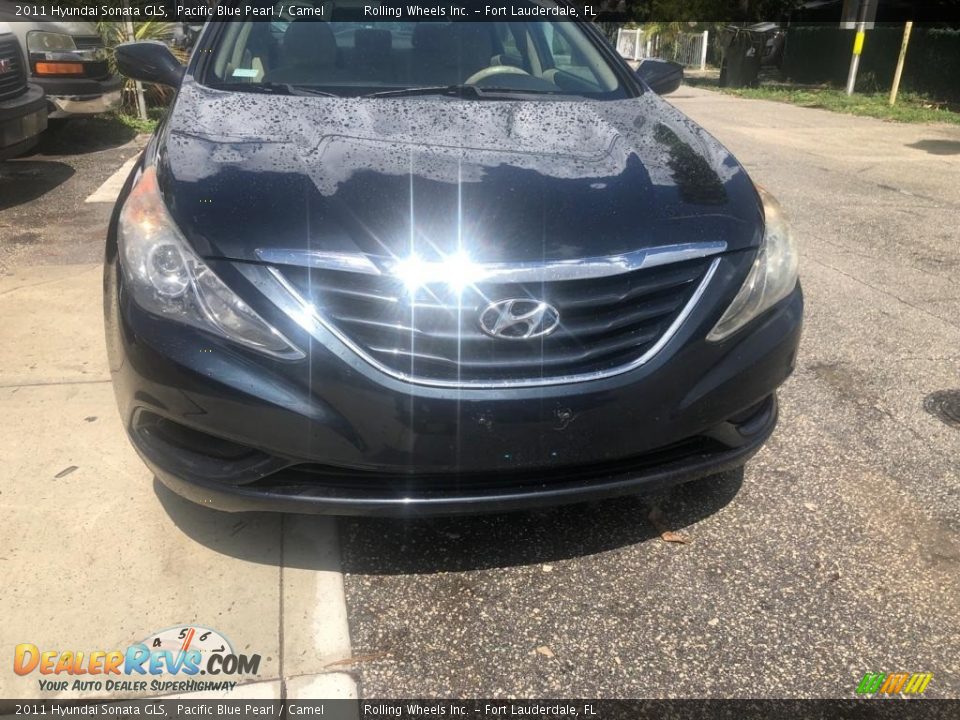 2011 Hyundai Sonata GLS Pacific Blue Pearl / Camel Photo #2