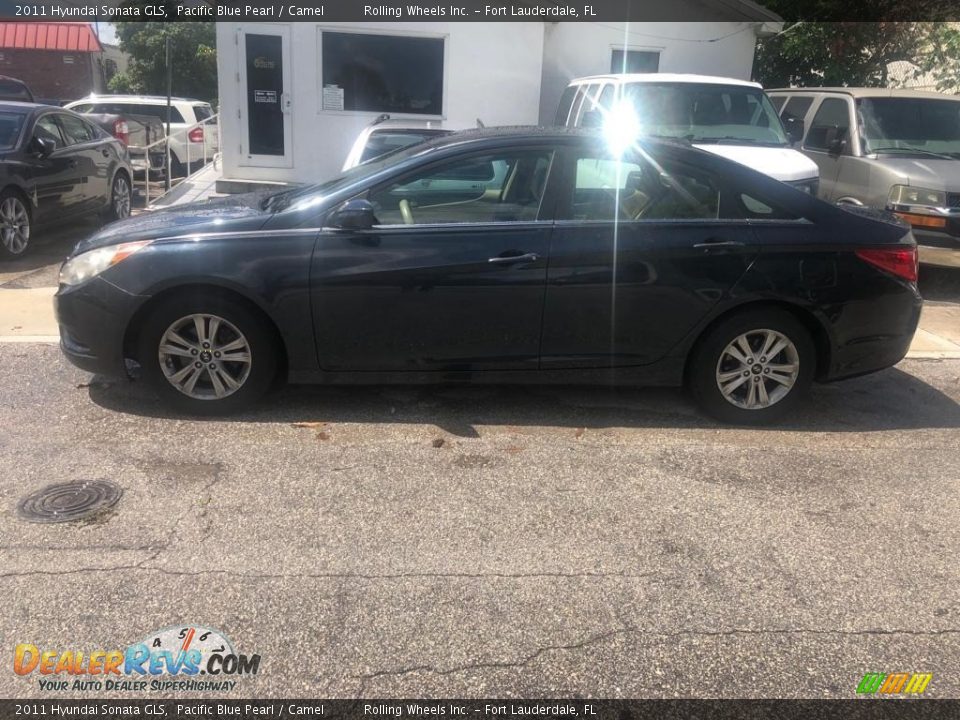 2011 Hyundai Sonata GLS Pacific Blue Pearl / Camel Photo #4