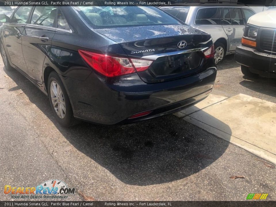 2011 Hyundai Sonata GLS Pacific Blue Pearl / Camel Photo #5