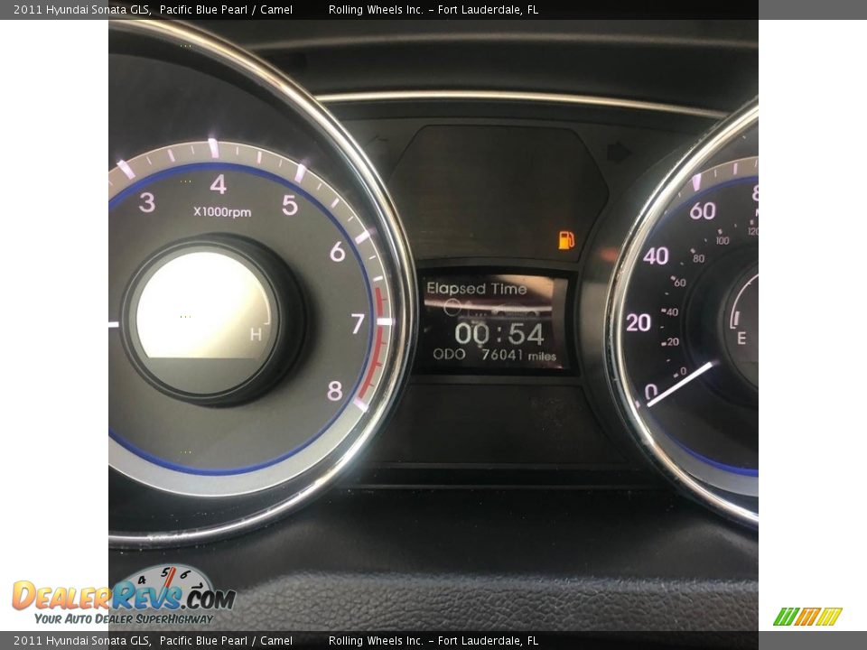 2011 Hyundai Sonata GLS Pacific Blue Pearl / Camel Photo #7