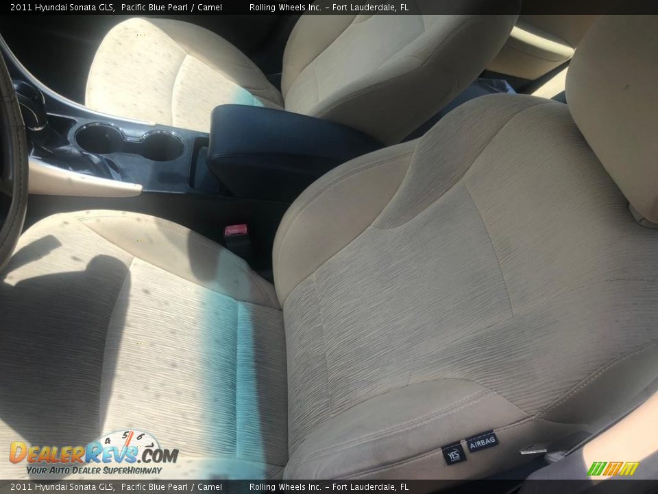 2011 Hyundai Sonata GLS Pacific Blue Pearl / Camel Photo #9