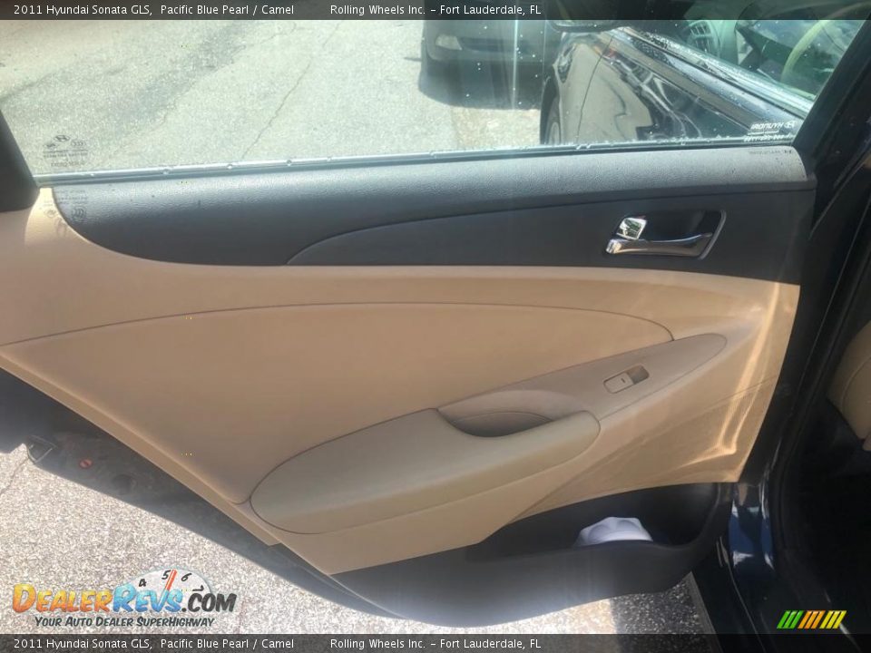 2011 Hyundai Sonata GLS Pacific Blue Pearl / Camel Photo #11