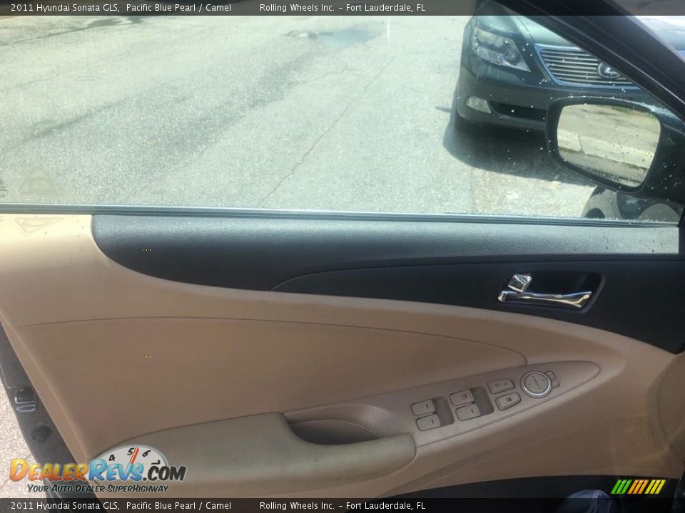 2011 Hyundai Sonata GLS Pacific Blue Pearl / Camel Photo #12