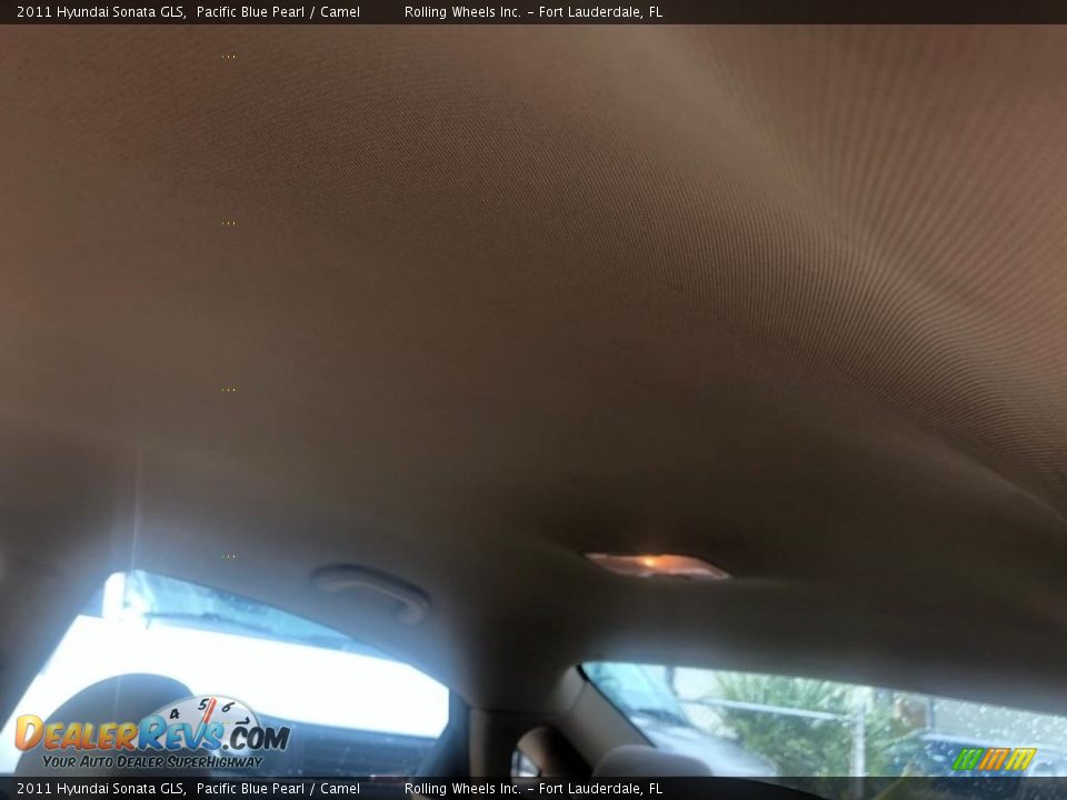 2011 Hyundai Sonata GLS Pacific Blue Pearl / Camel Photo #13