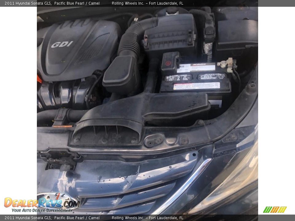 2011 Hyundai Sonata GLS Pacific Blue Pearl / Camel Photo #16