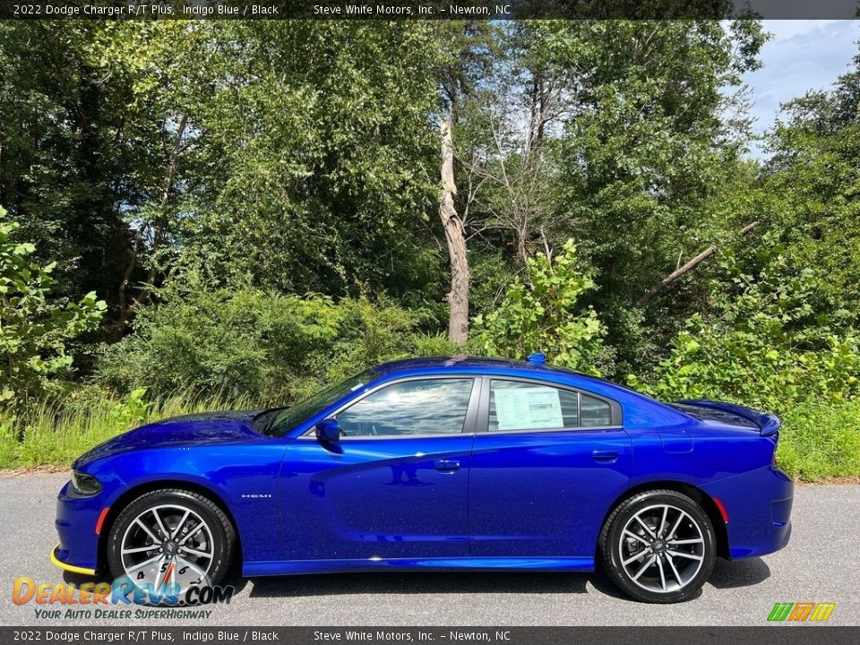 2022 Dodge Charger R/T Plus Indigo Blue / Black Photo #1