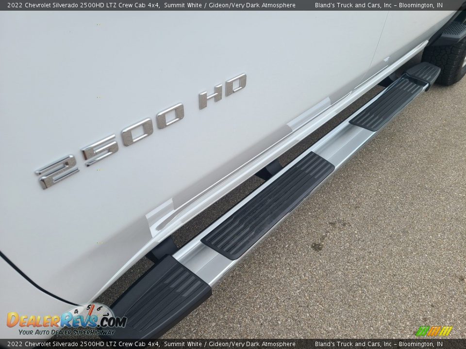 2022 Chevrolet Silverado 2500HD LTZ Crew Cab 4x4 Summit White / Gideon/Very Dark Atmosphere Photo #4