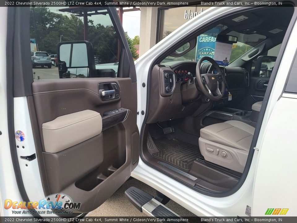 2022 Chevrolet Silverado 2500HD LTZ Crew Cab 4x4 Summit White / Gideon/Very Dark Atmosphere Photo #5