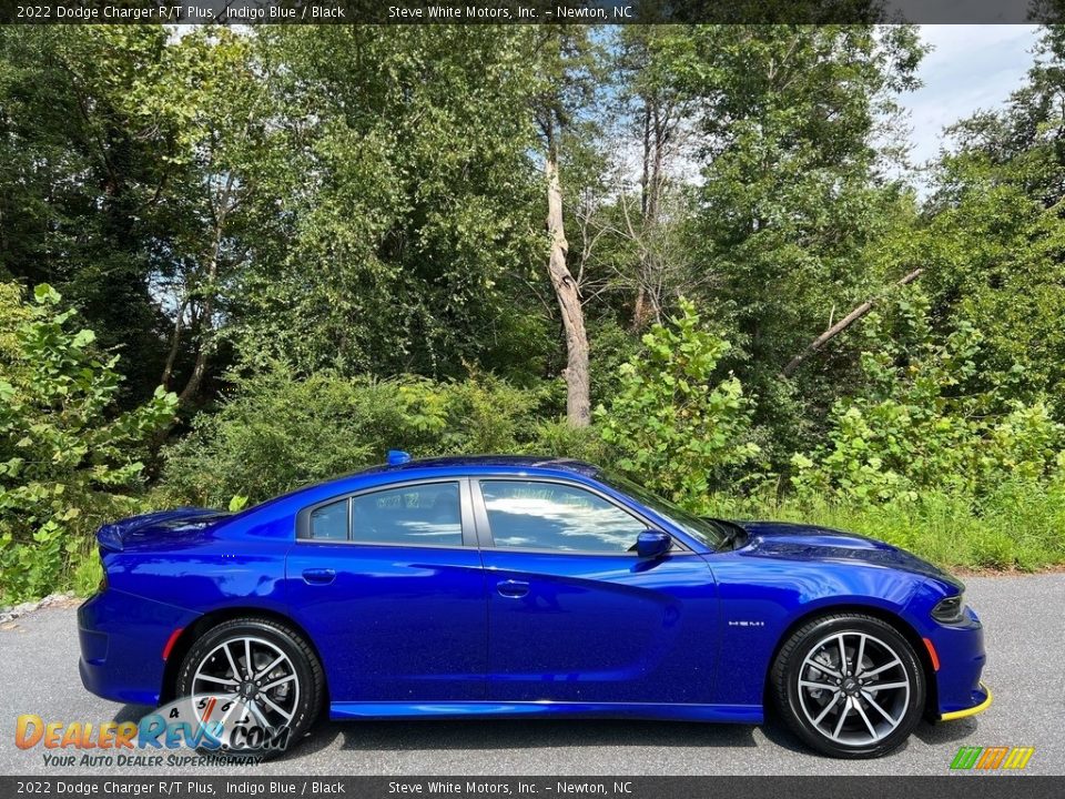 2022 Dodge Charger R/T Plus Indigo Blue / Black Photo #5