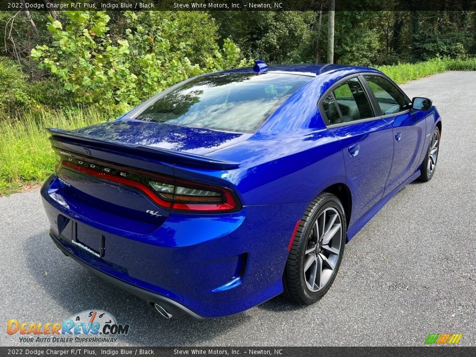 2022 Dodge Charger R/T Plus Indigo Blue / Black Photo #6