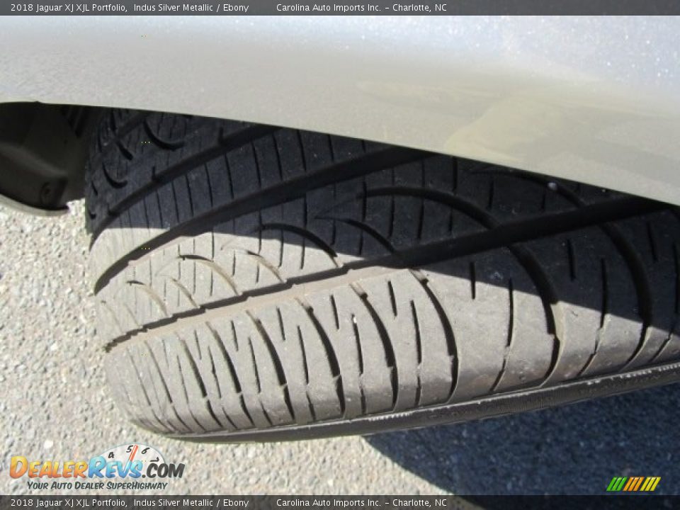 2018 Jaguar XJ XJL Portfolio Indus Silver Metallic / Ebony Photo #27