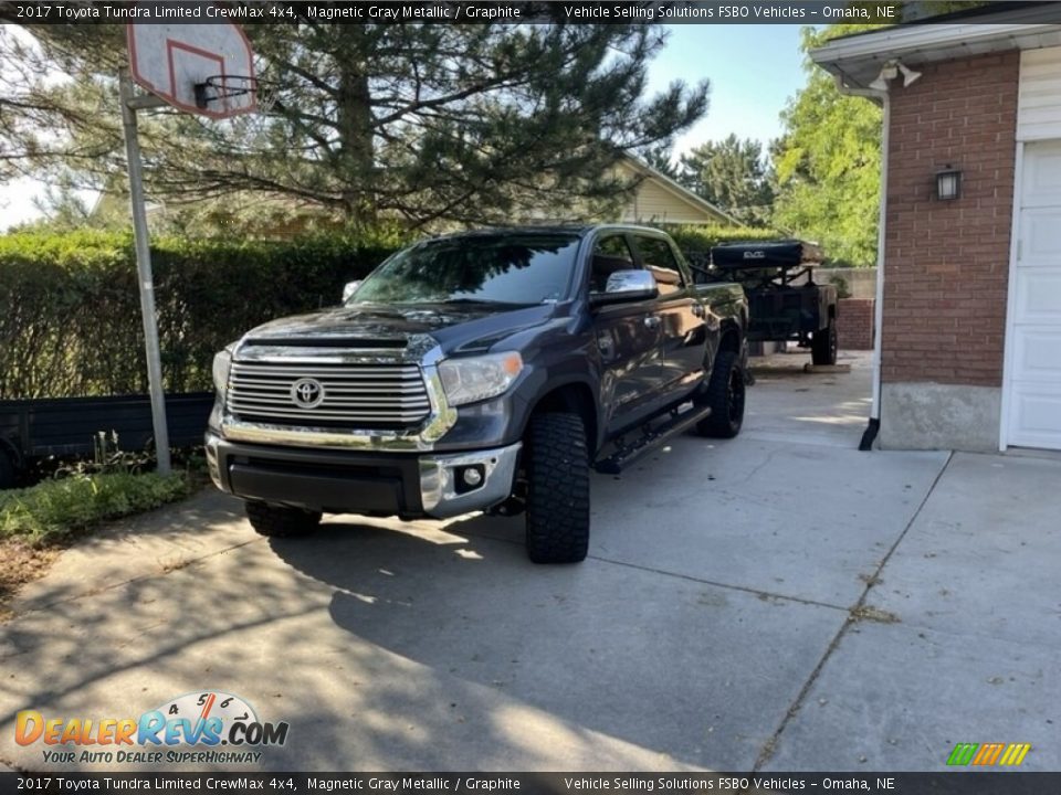 2017 Toyota Tundra Limited CrewMax 4x4 Magnetic Gray Metallic / Graphite Photo #6