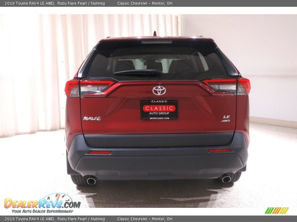 2019 Toyota RAV4 LE AWD Ruby Flare Pearl / Nutmeg Photo #16