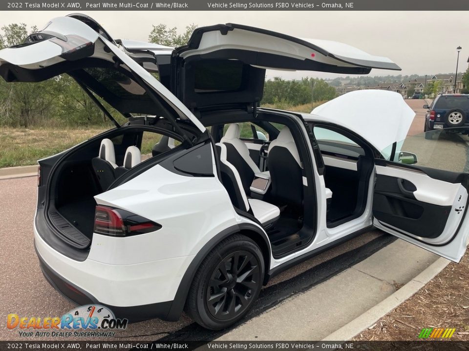 Pearl White Multi-Coat 2022 Tesla Model X AWD Photo #11