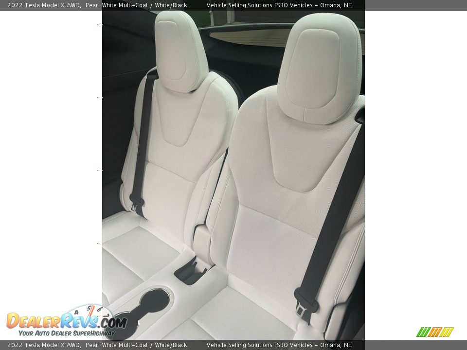 Rear Seat of 2022 Tesla Model X AWD Photo #13