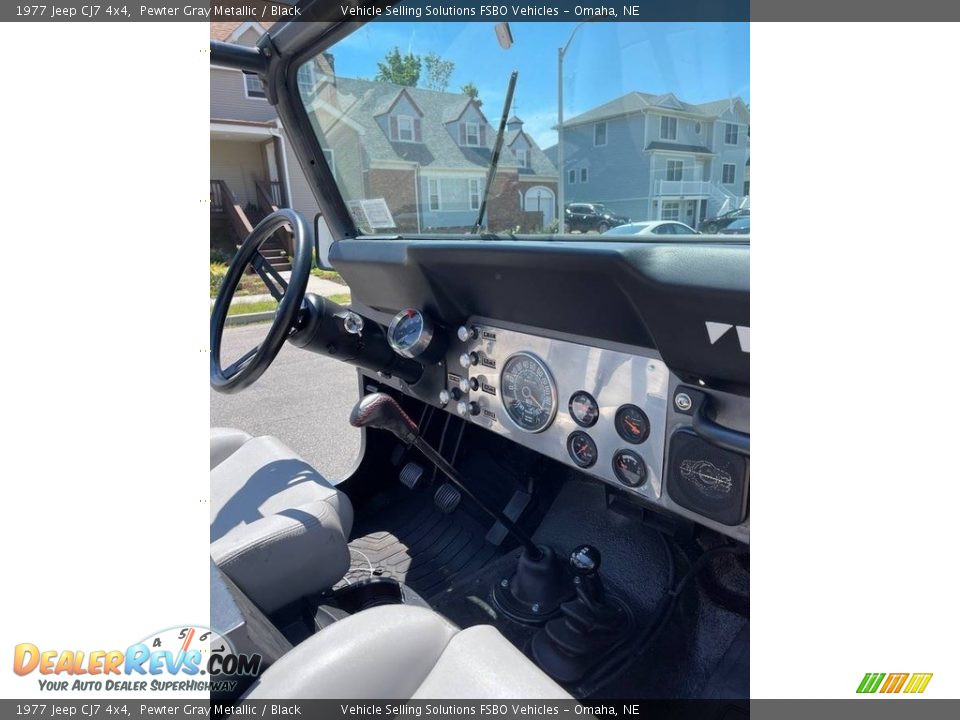 Black Interior - 1977 Jeep CJ7 4x4 Photo #2