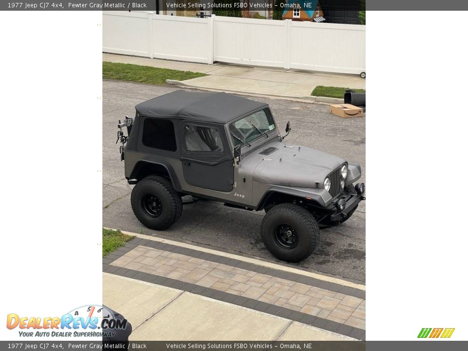 Pewter Gray Metallic 1977 Jeep CJ7 4x4 Photo #4