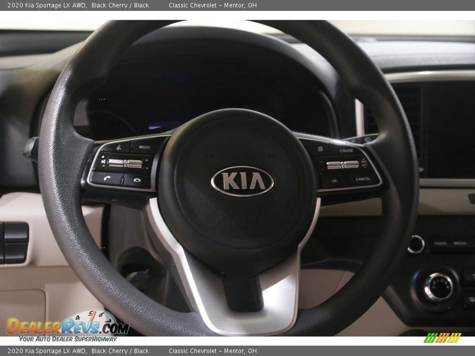 2020 Kia Sportage LX AWD Black Cherry / Black Photo #7