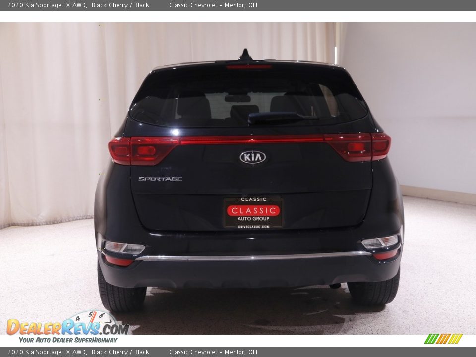 2020 Kia Sportage LX AWD Black Cherry / Black Photo #17