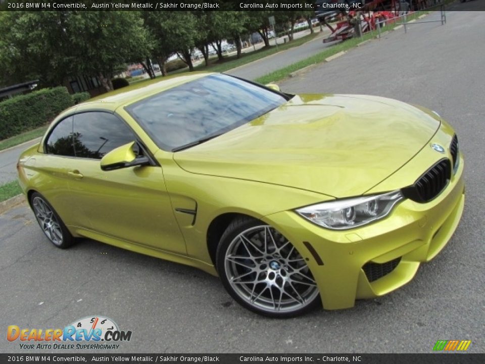 Austin Yellow Metallic 2016 BMW M4 Convertible Photo #3