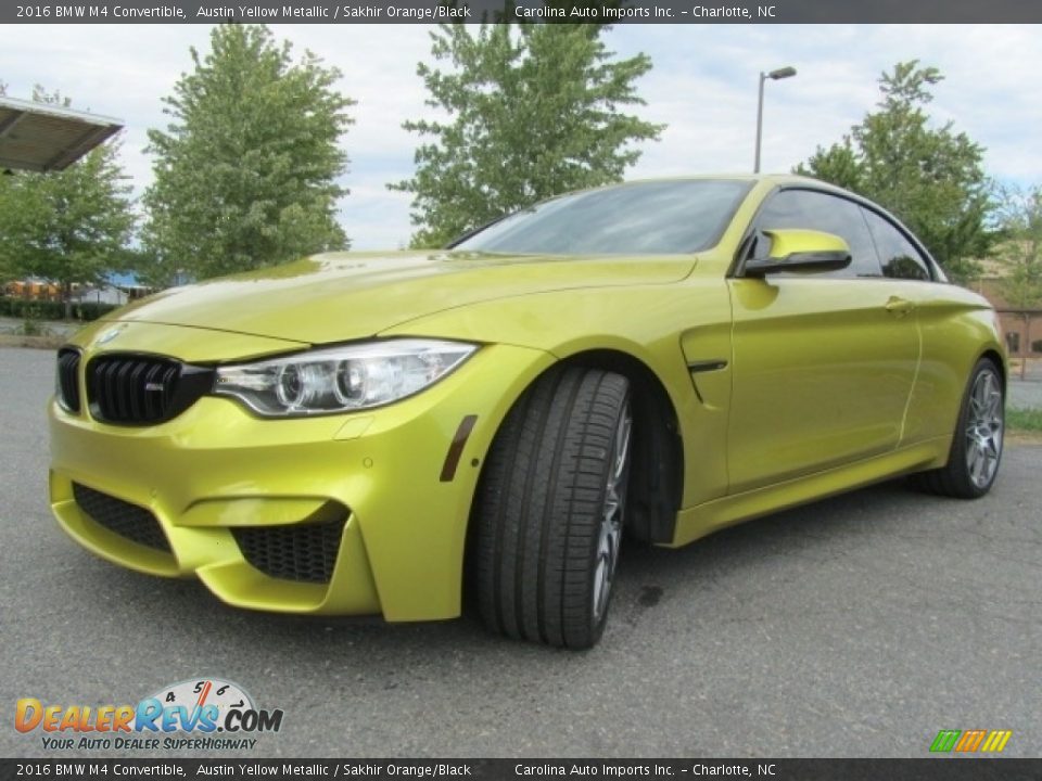 Austin Yellow Metallic 2016 BMW M4 Convertible Photo #6