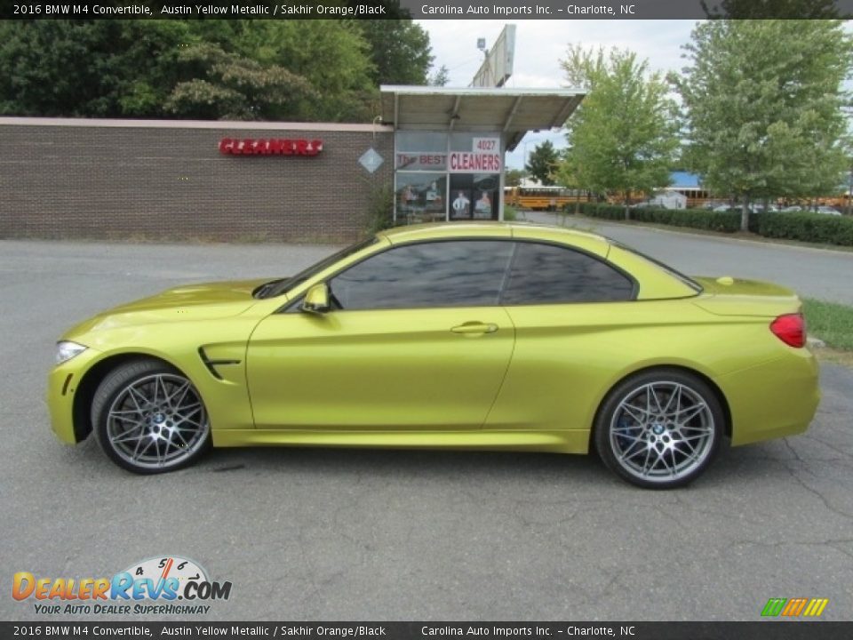 Austin Yellow Metallic 2016 BMW M4 Convertible Photo #7