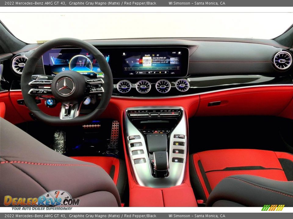 Dashboard of 2022 Mercedes-Benz AMG GT 43 Photo #6