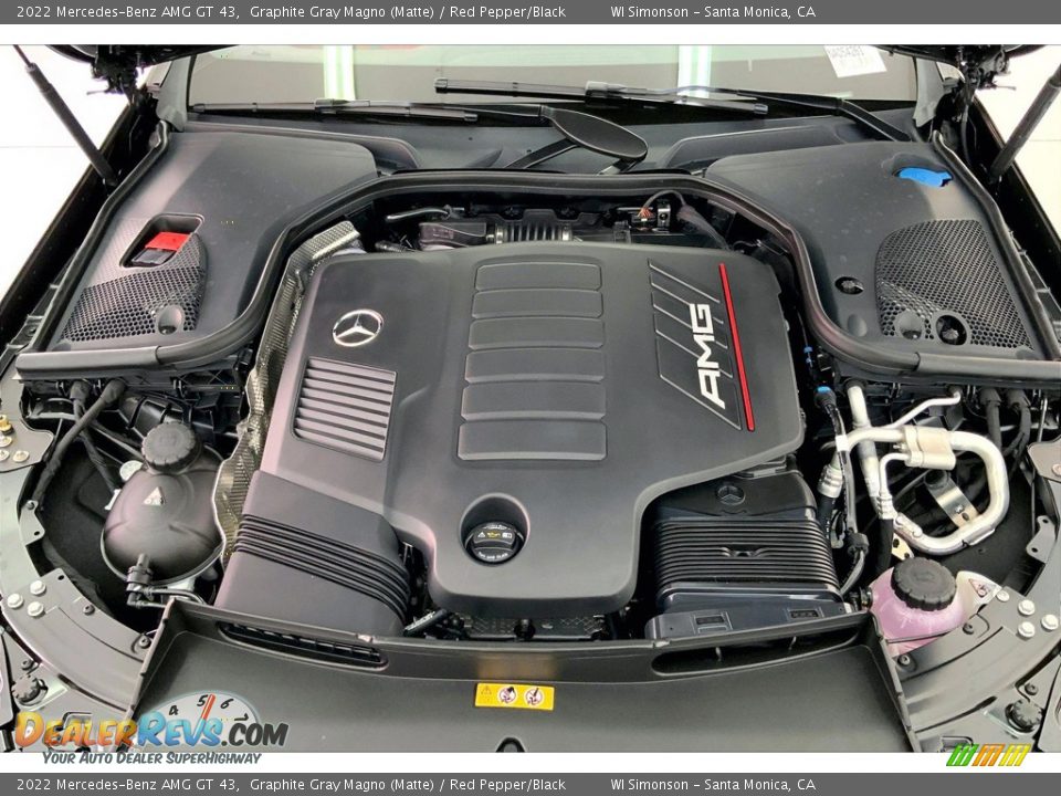 2022 Mercedes-Benz AMG GT 43 3.0 Liter AMG Twin-Scroll Turbocharged DOHC 24-Valve VVT Inline 6 Cylinder Engine Photo #9